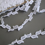 #39 Archival Austrian Paisley Lace - 1cm | White