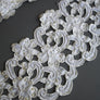 #30 Archival Beaded Venetian Lace - 18cm | Ivory
