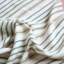 Taylor - Printed Viscose | Oat Stripe