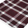 Aosta - Plaid Wool Coating | Red