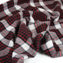 Aosta - Plaid Wool Coating | Red