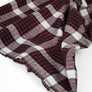 Aosta - Plaid Wool Coating | Red