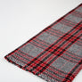 Mondrian - Houndstooth Plaid Wool | Scarlet