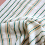Taylor - Printed Viscose | Oat Stripe