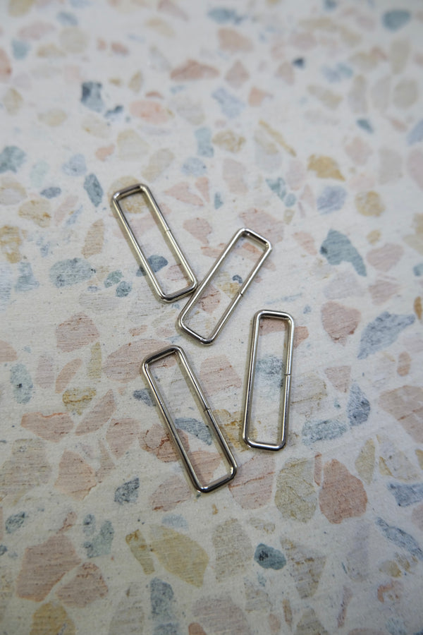 Rectangle Ring - Made in Japan | Antique Gold & Nickel