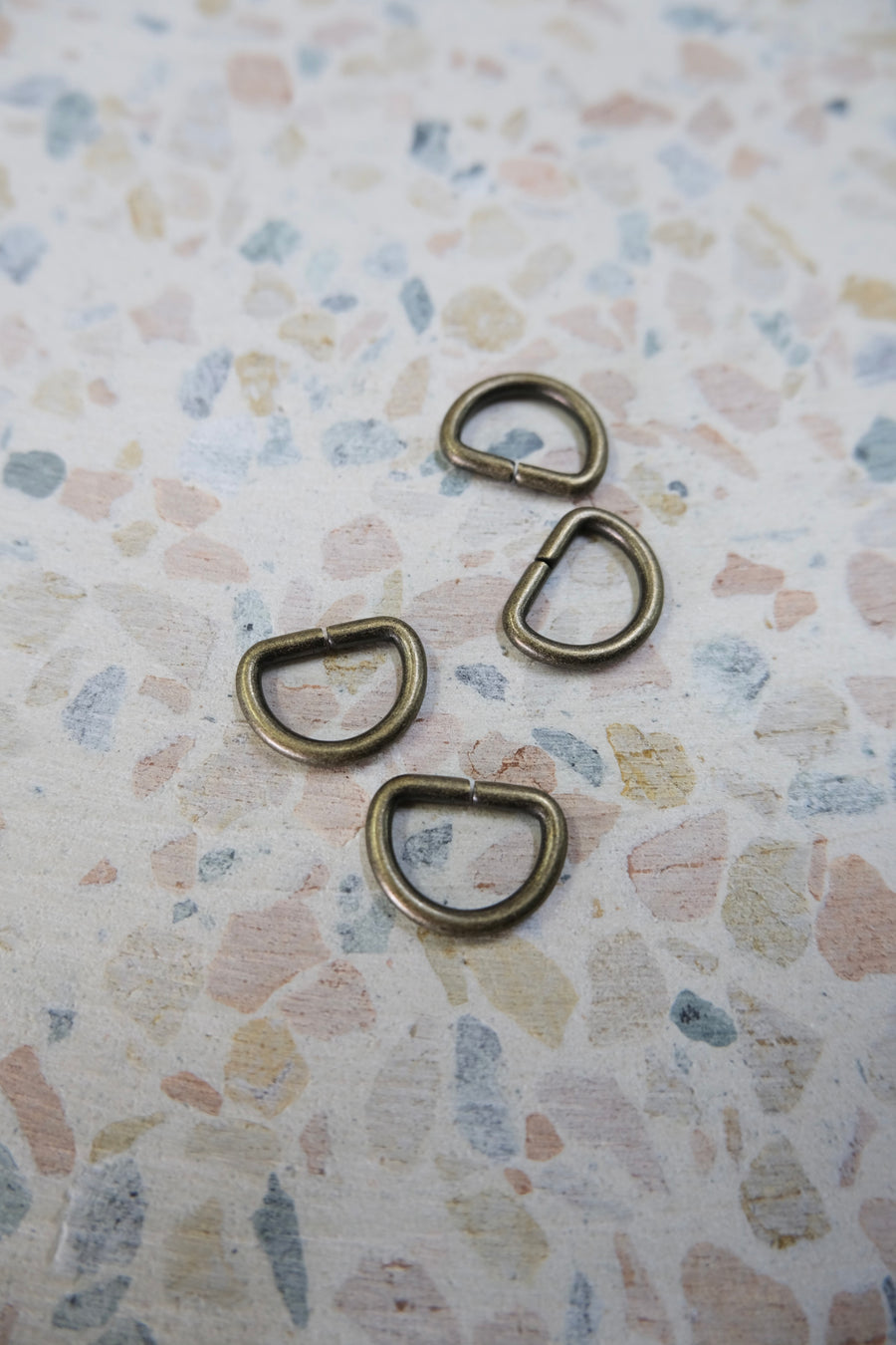 D-Ring - Made in Japan | Antique Gold & Nickel