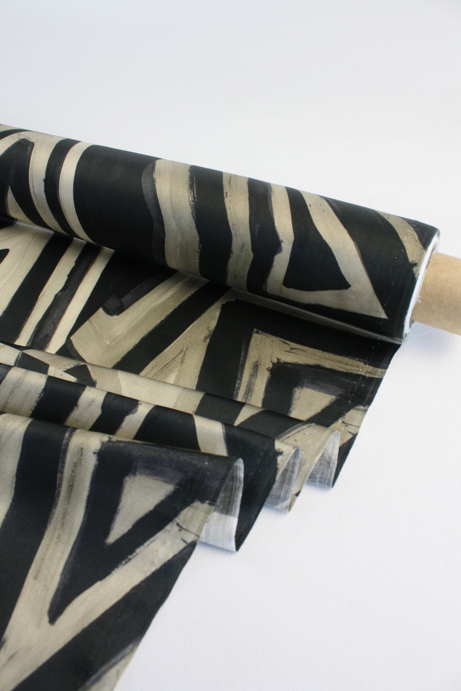 Piper - French Printed Silk | Flax