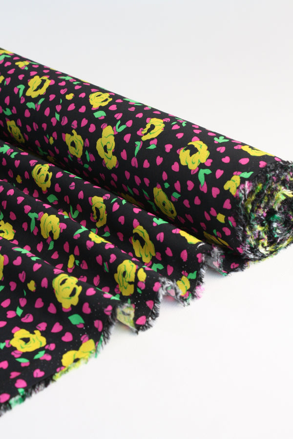 Rozu - Printed Viscose Crepe | Canary