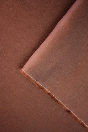 Archival French Silk Suiting | Burnt Sienna