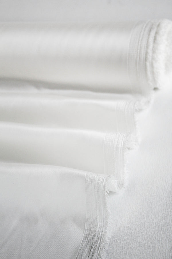 Nadine - Stretch Satin | Pearl #1