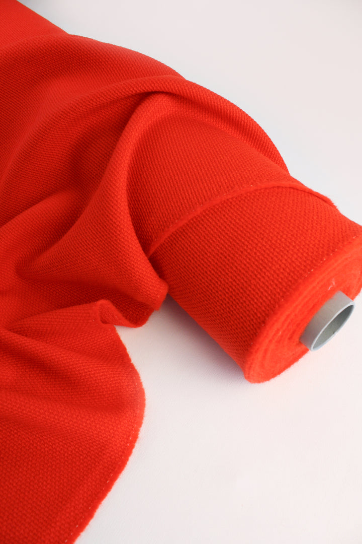 Ex-Designer New Zealand Wool Bouclé | Aperol (LAST CUT - 1.3M)
