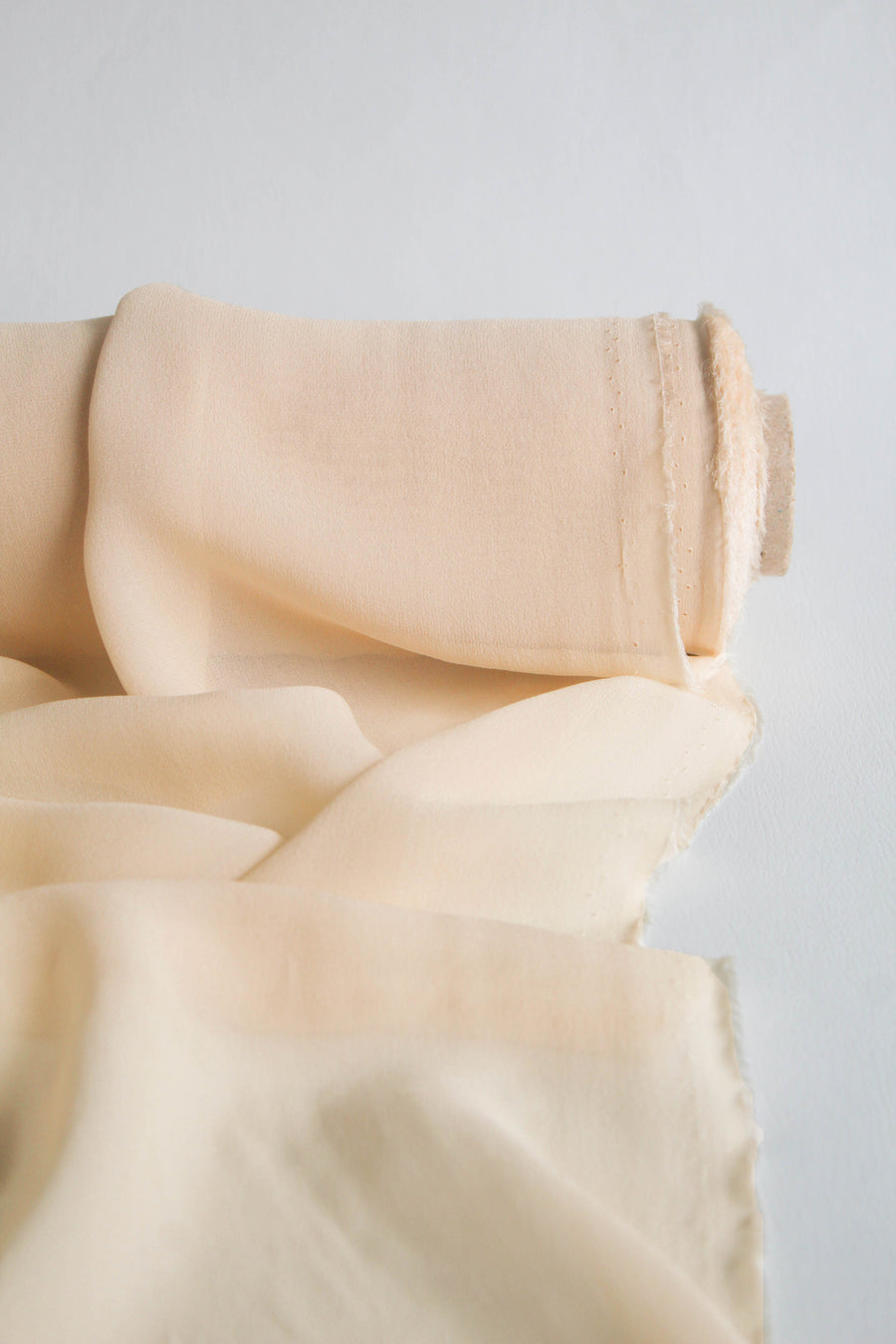 Italian Silk Georgette | Custard