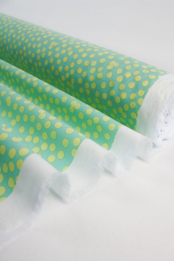 Anelli - Cotton Poplin | Lime Zest (LAST CUT - 3M)