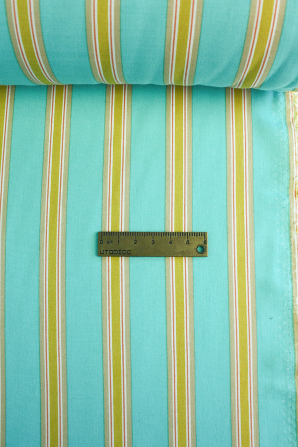 Zinnia - Printed Viscose | Green Tea