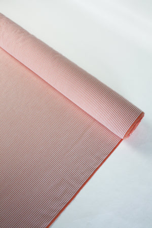 Braxton  - Seersucker Cotton | Tangerine
