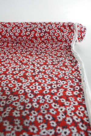 Arezzo - Printed Knit | Raspberry Red