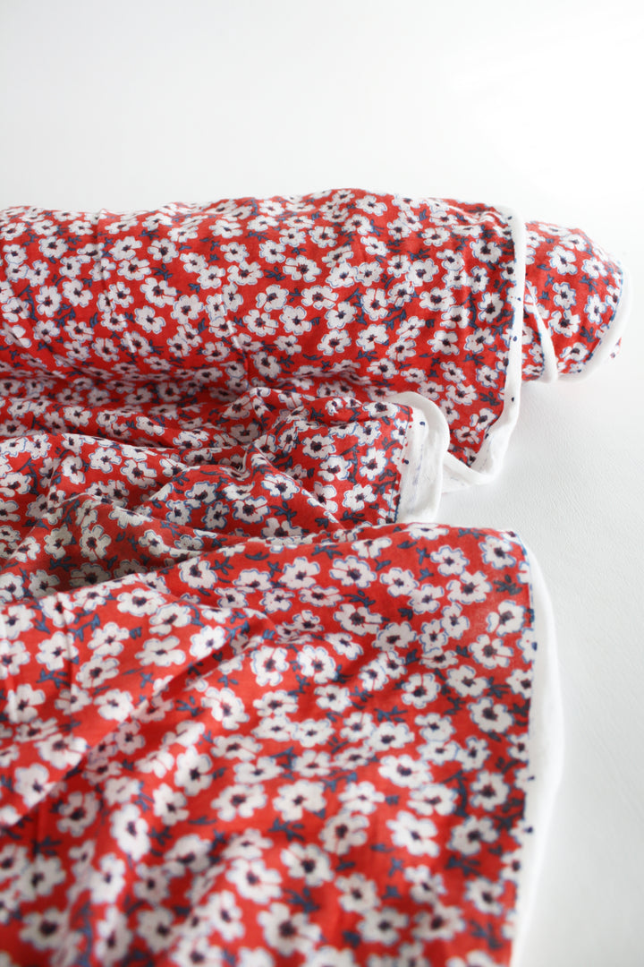 Arezzo - Printed Knit | Raspberry Red
