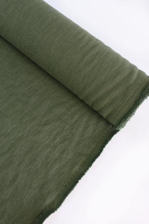 Jillian - Italian Crosshatch Linen | Sage