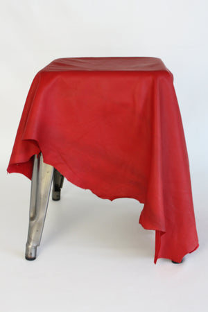 Italian Lamb Hide - Full Grain | Crimson