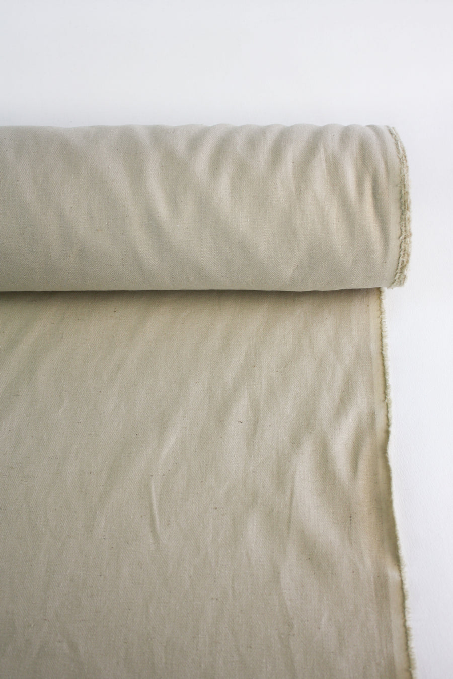 Hallie - Italian Herringbone Linen | Taupe