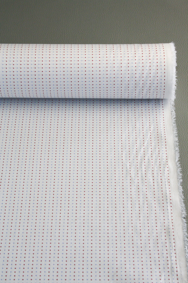 Punto - Stretch Cotton Poplin | Raspberry