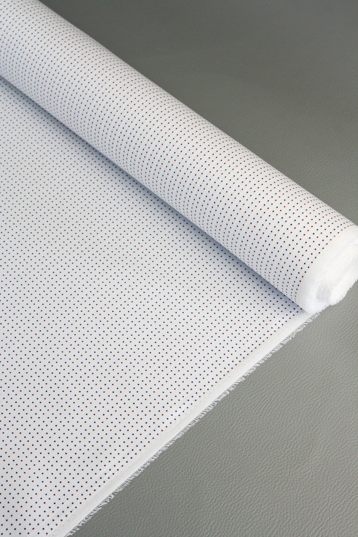 Punto - Stretch Cotton Poplin | Maroon Remnant (1.8M)