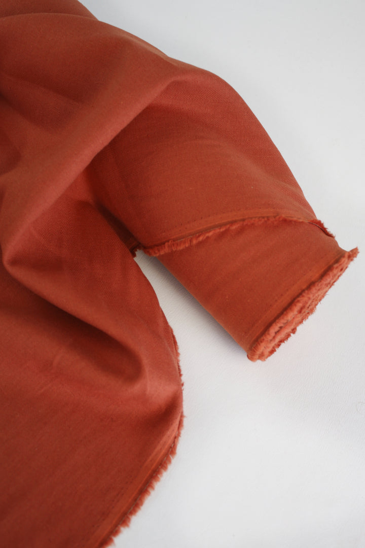 Hallie - Italian Herringbone Linen | Amber