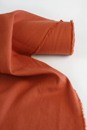 Hallie - Italian Herringbone Linen | Amber