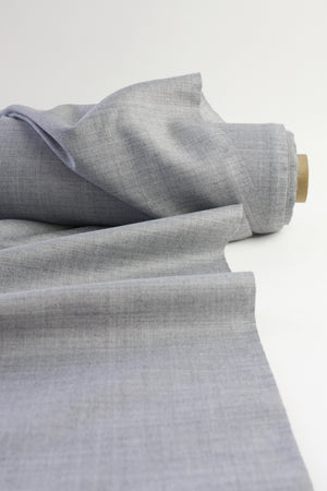 Wool Crepe Suiting | Grey #3