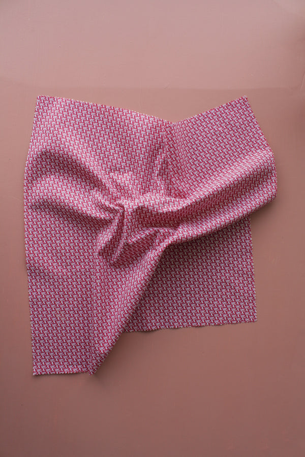 Valerie - Printed Cotton | Rosy Pink (LAST CUT - 1.4M)