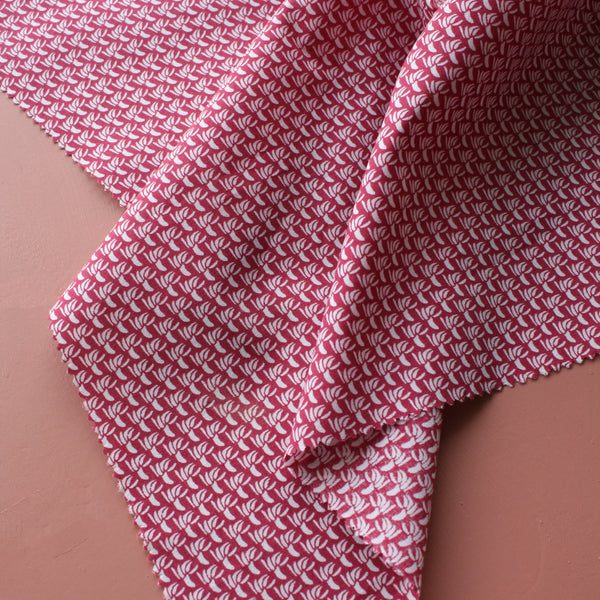 Valerie - Printed Cotton | Rosy Pink (LAST CUT - 1.4M)