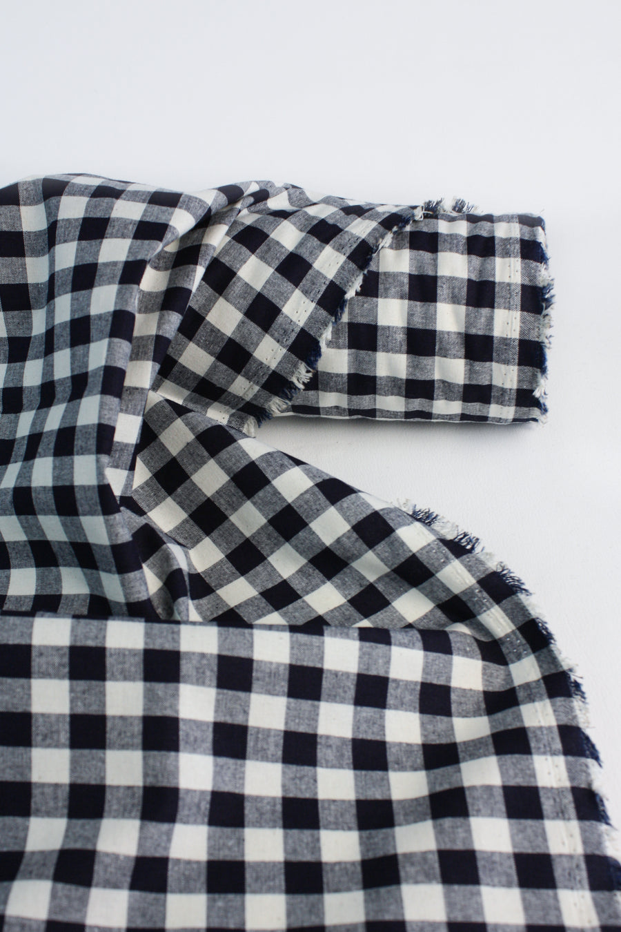 Classic Gingham - Linen Cotton Check | Navy