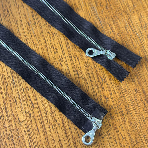 Riri 94cm Double-Ended Zip | Gold & Silver