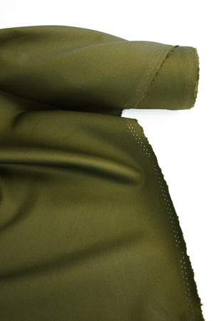 Izu - Cotton Twill Shirting | Olive