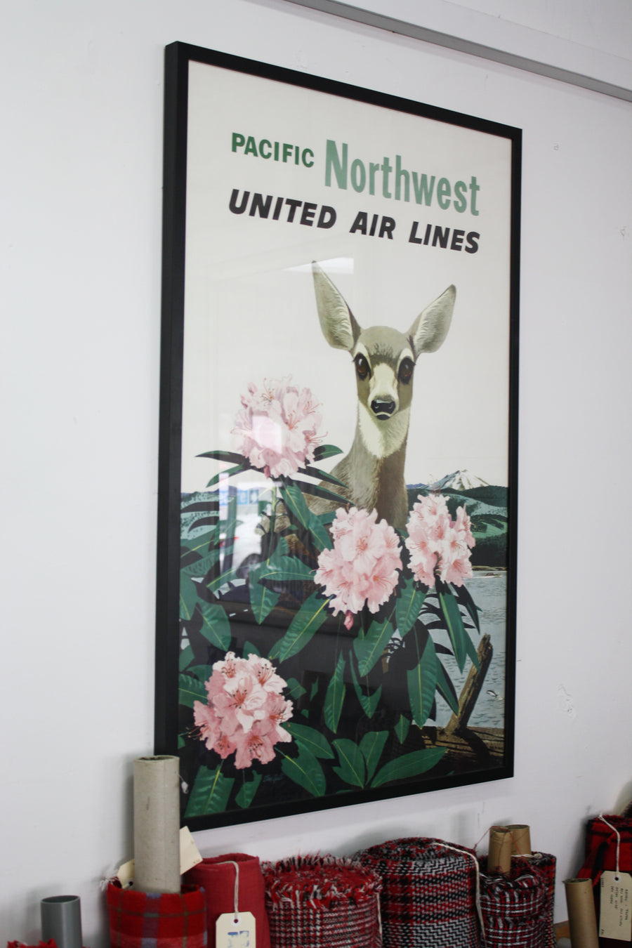 Vintage Pacific Northwest United Air Lines Poster - Limited Edition Stan Galli #2