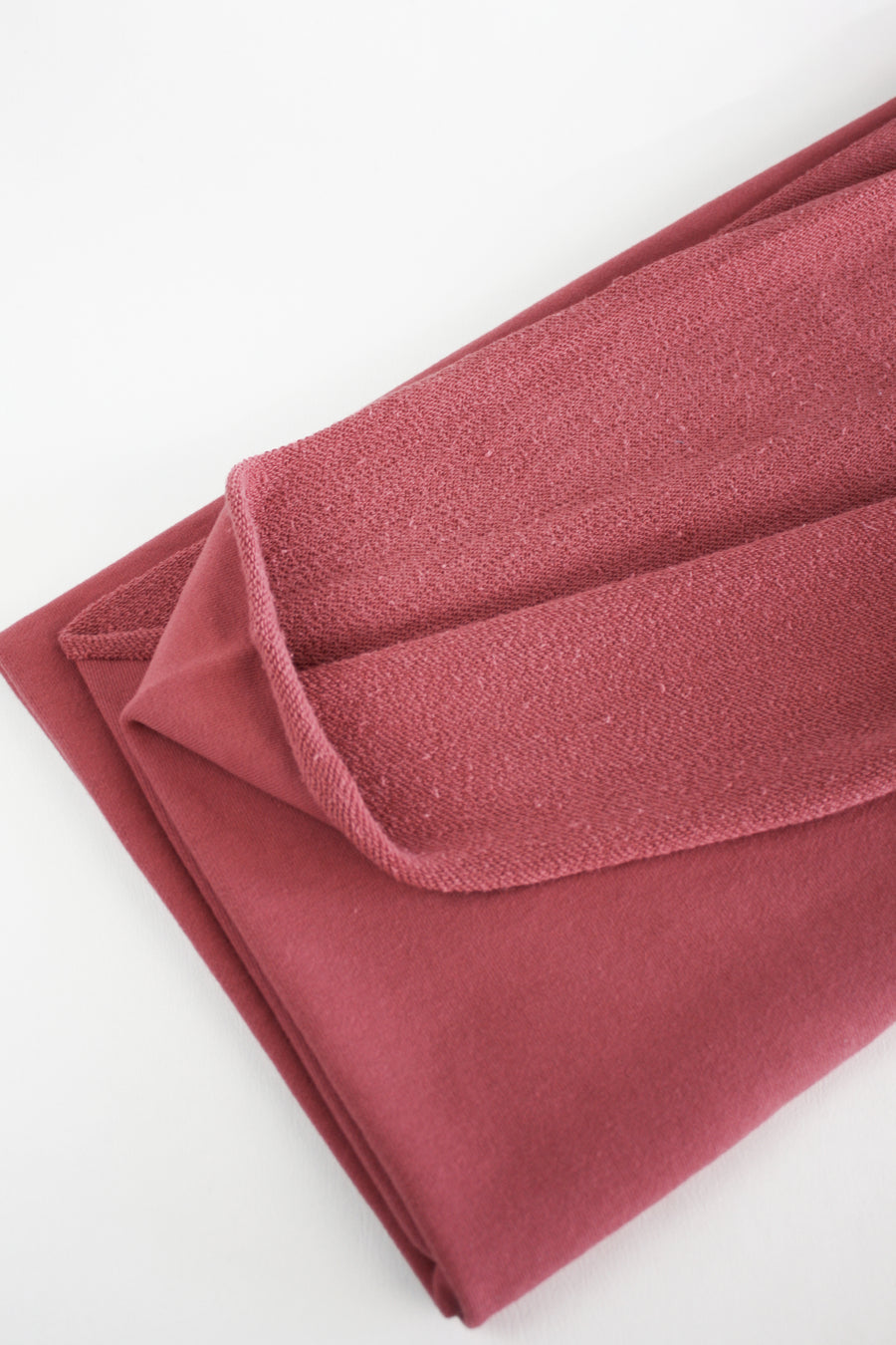 French Terry Sweatshirting | Antique Rose (LAST CUT - 2.7M)