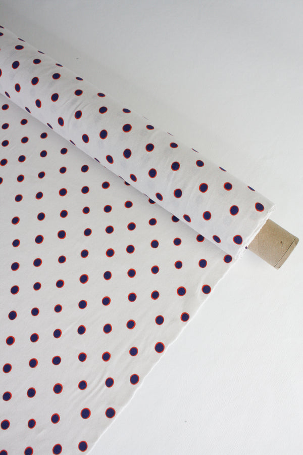 Takashi - Cotton Modal | Lapis Blue Spot #2