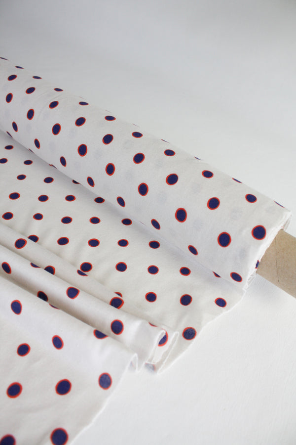 Takashi - Cotton Modal | Lapis Blue Spot #2