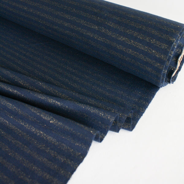 Grace - Merino Lurex | Navy (LAST CUT - 2.2M)