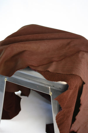 New Zealand Leather Hide - Full Grain | Mocha