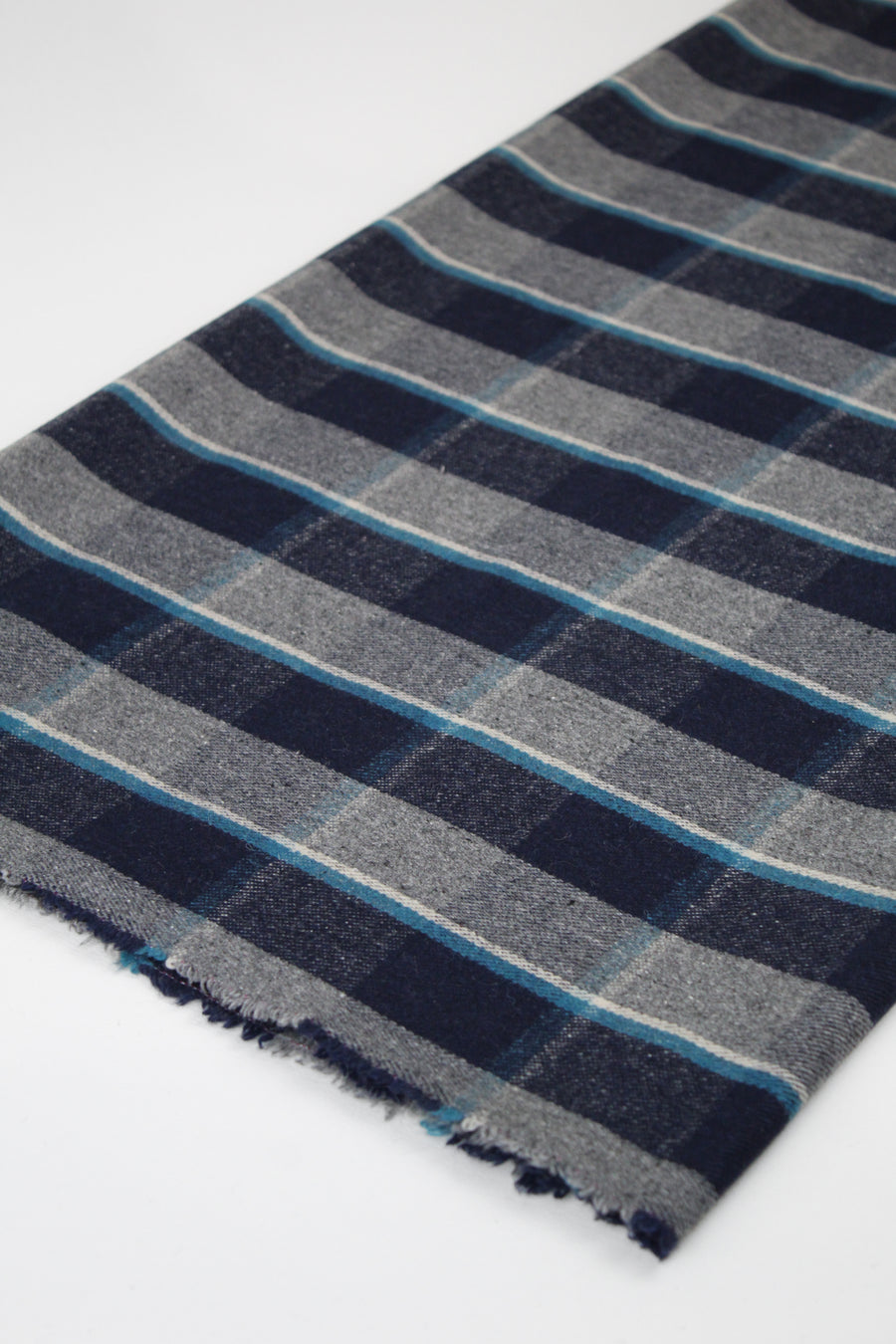 Cortina  - Plaid Wool Coating | Space Remnant (2M)