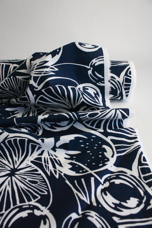 Sofi - Printed Cotton | Blueberry