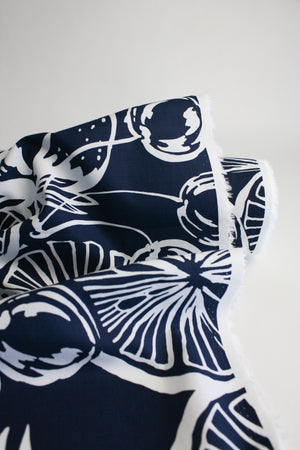 Sofi - Printed Cotton | Blueberry