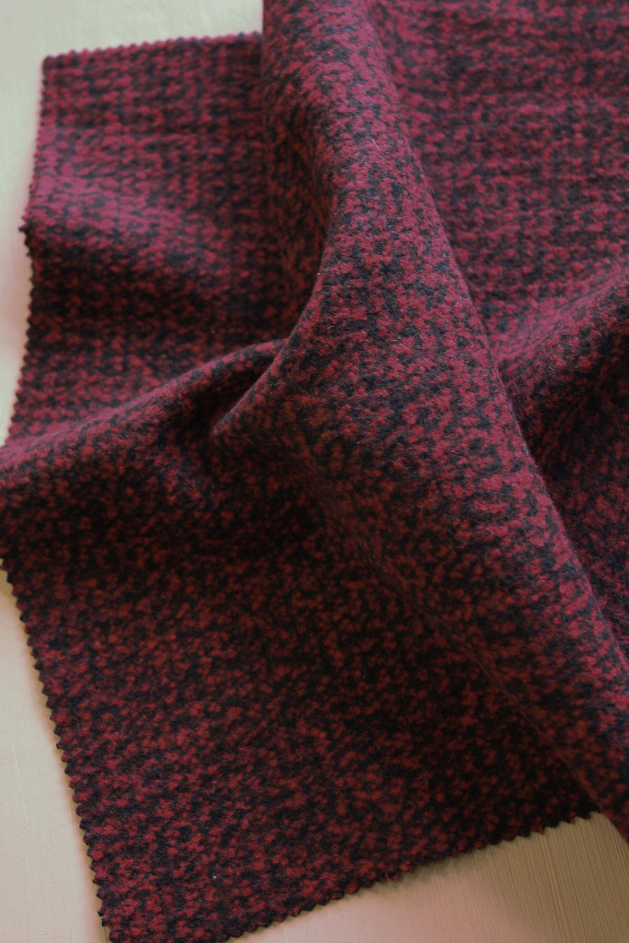 Raven - Wool Coating | Crimson