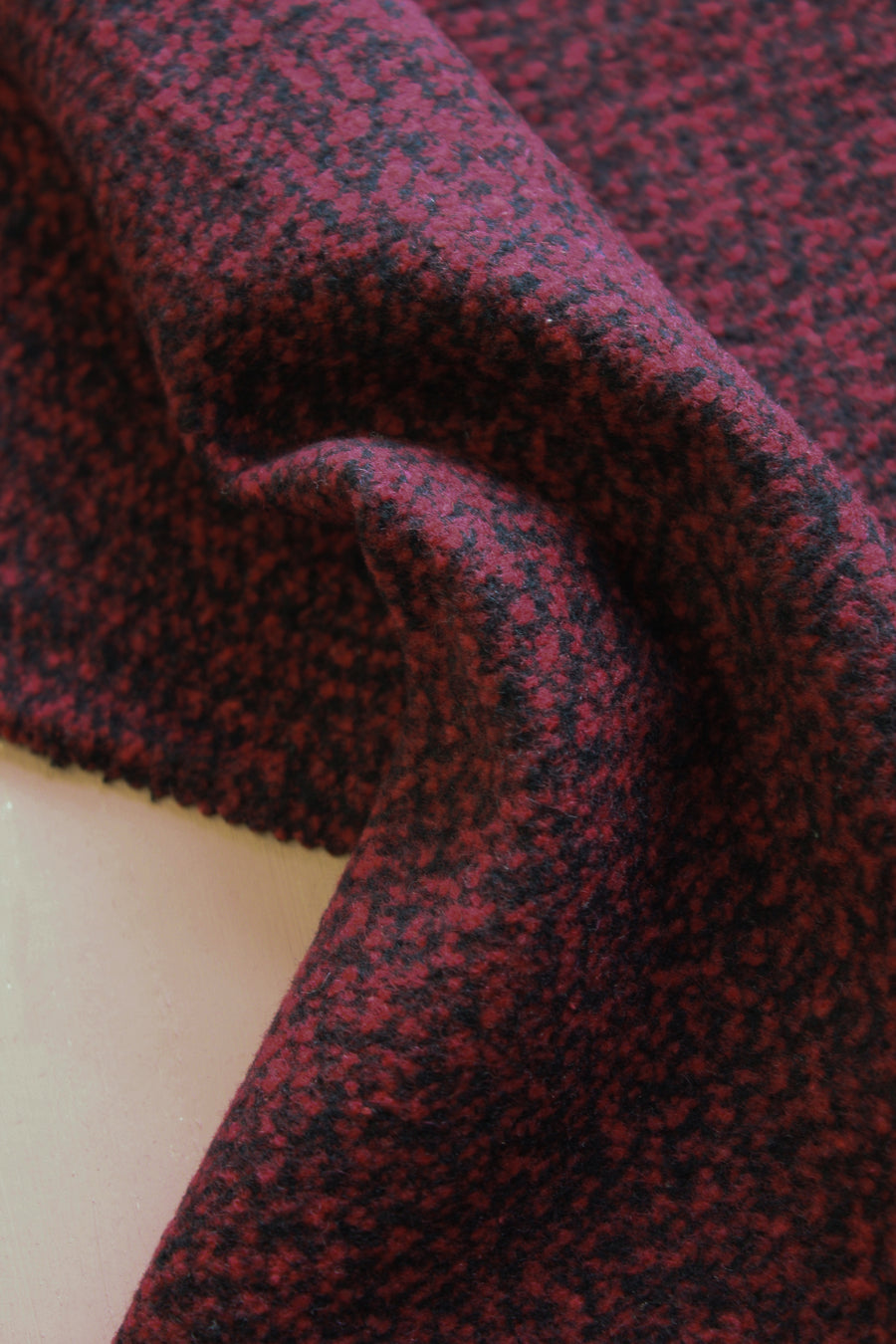 Raven - Wool Coating | Crimson