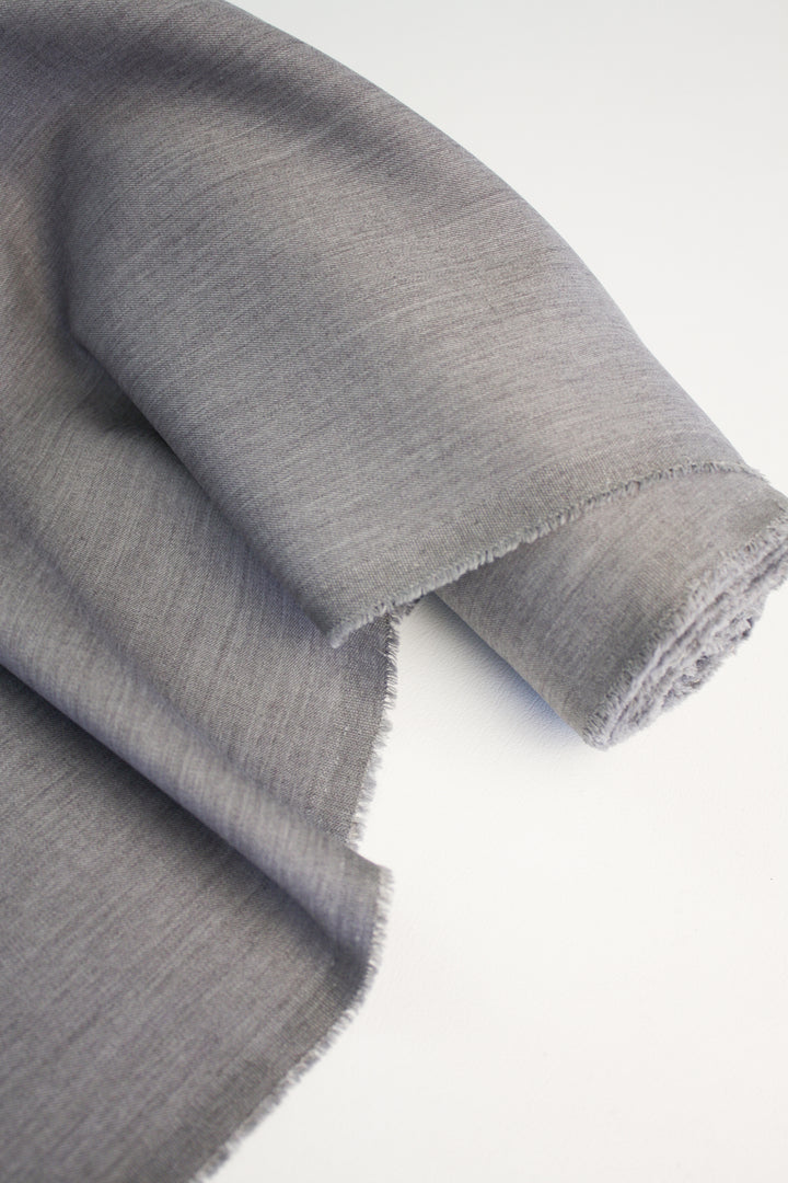 Giuseppe - Wool Gabardine | Grey Marle (LAST CUT - 1.5M)