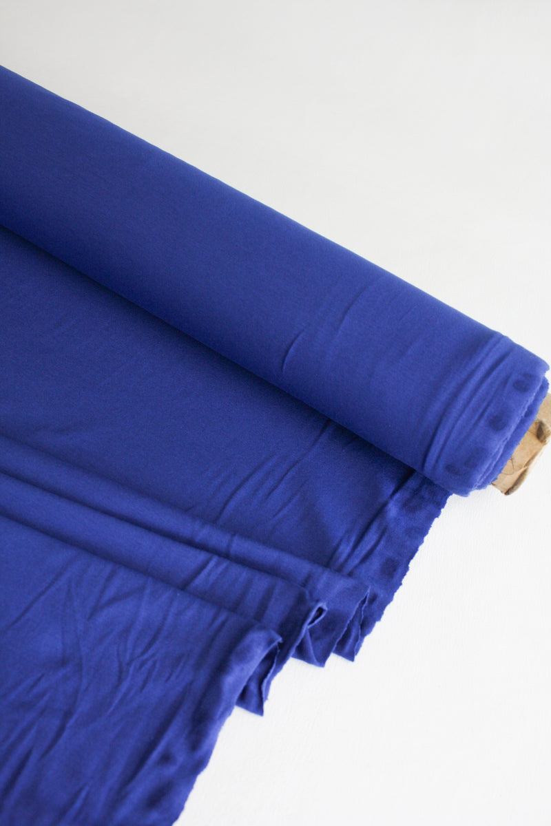 Rigatoni - Italian Four Way Stretch Modal | Royal Blue Remnant (1.8M ...