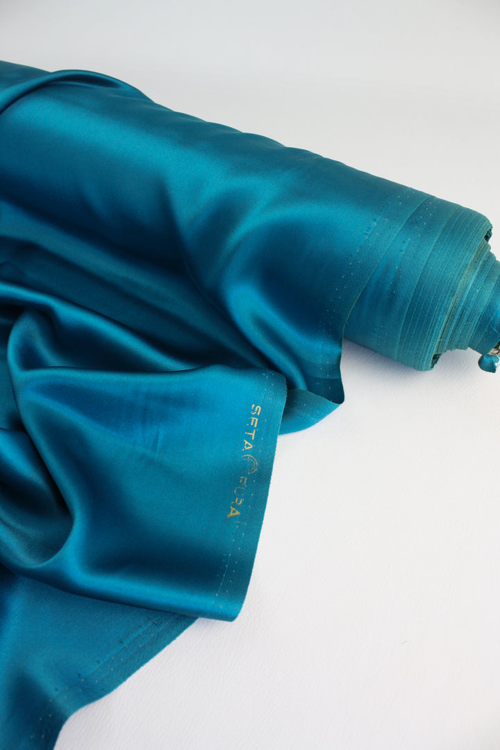 Italian Silk Satin | Blue Robin (3.5M)