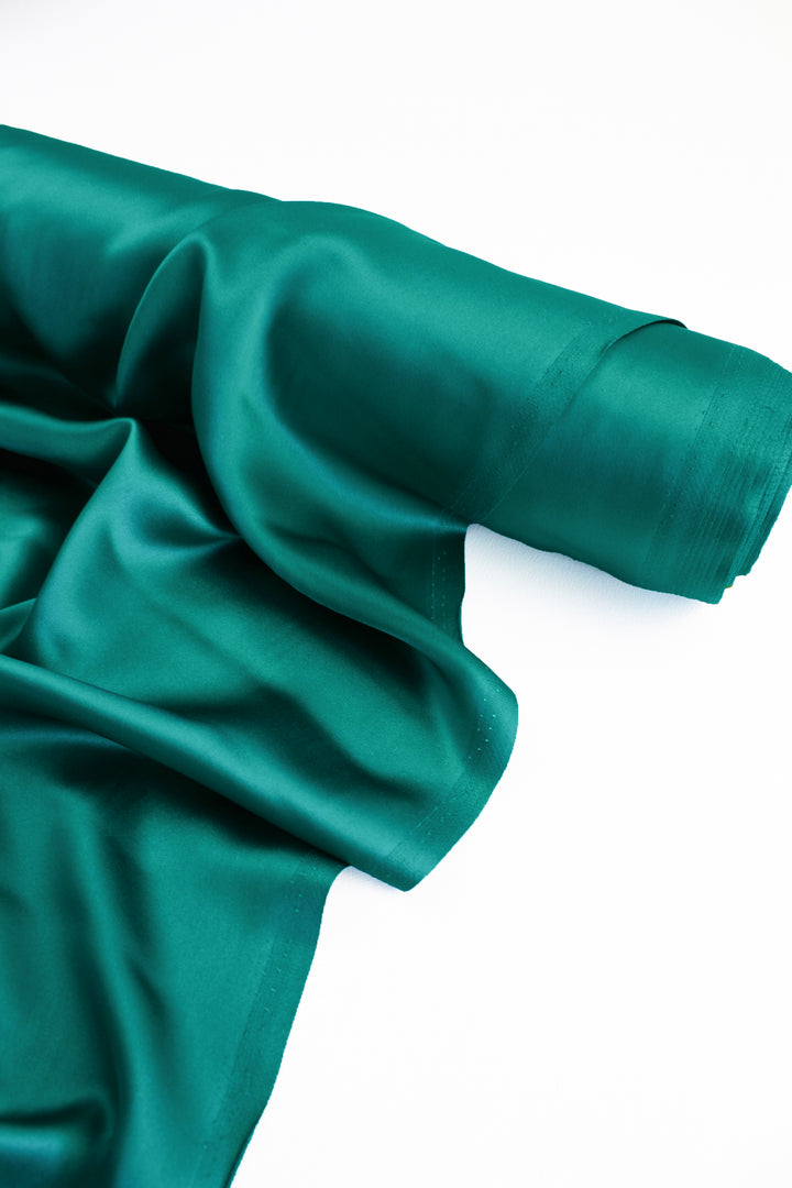 Italian Silk Satin | Emerald
