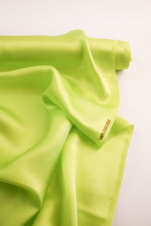 Italian Silk Satin | Chartreuse